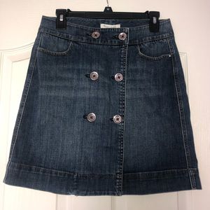 White House Black Market Denim Skirt